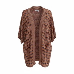 The Catherine's Sz. 3X Italian Chevron Art-Wear Tabard Open Sweater Vest